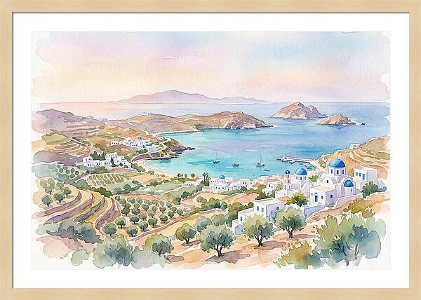 Tranquil Beauty Of Greek Isles