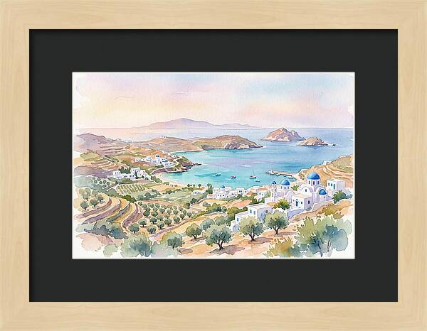 Tranquil Beauty Of Greek Isles