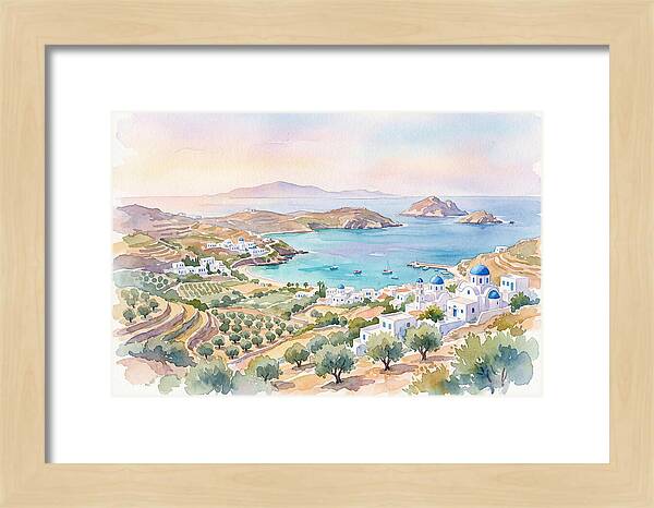 Tranquil Beauty Of Greek Isles
