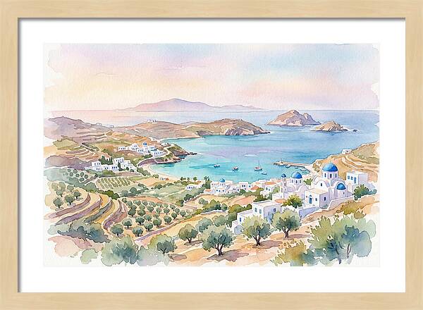 Tranquil Beauty Of Greek Isles