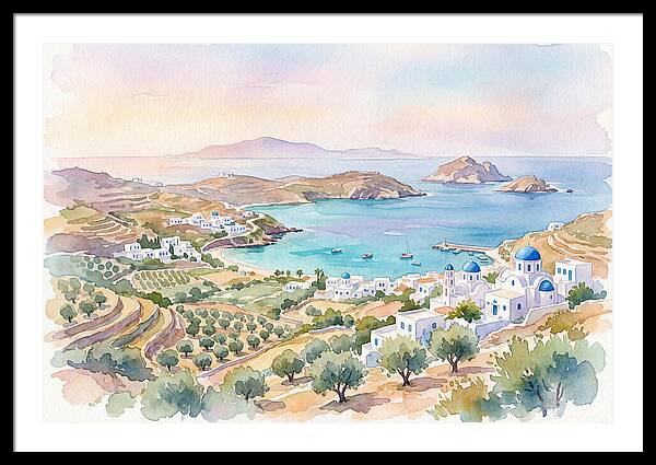 Tranquil Beauty Of Greek Isles