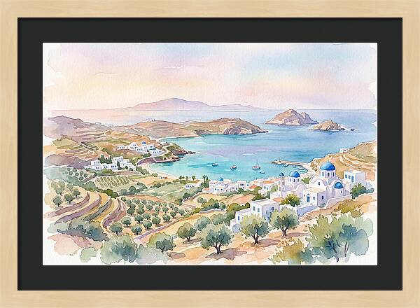 Tranquil Beauty Of Greek Isles