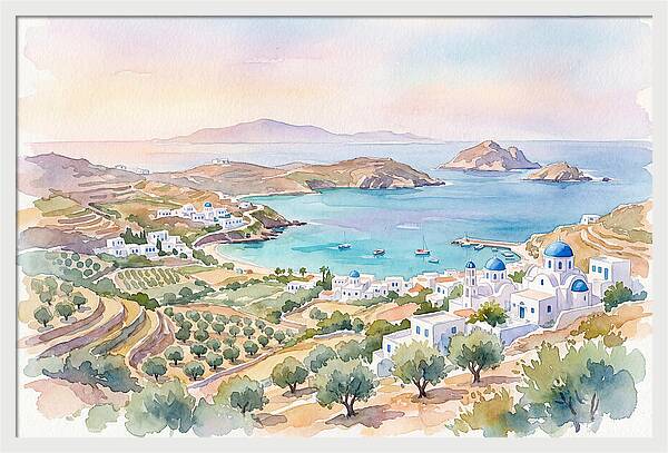 Tranquil Beauty Of Greek Isles
