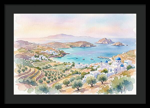 Tranquil Beauty Of Greek Isles