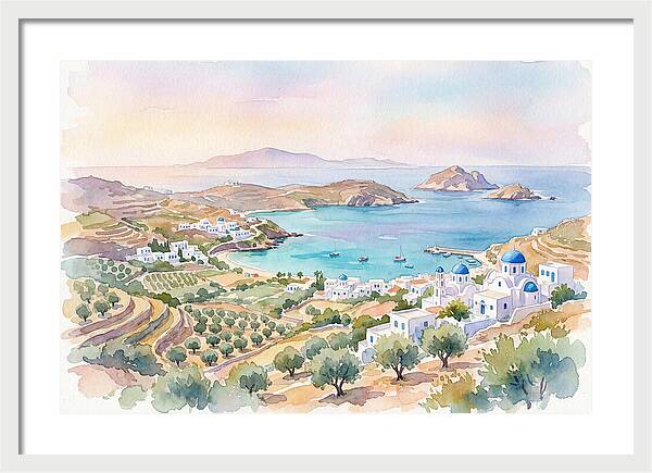 Tranquil Beauty Of Greek Isles