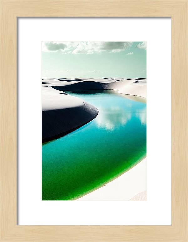 Tranquil Beauty Of Lencois Maranhenses