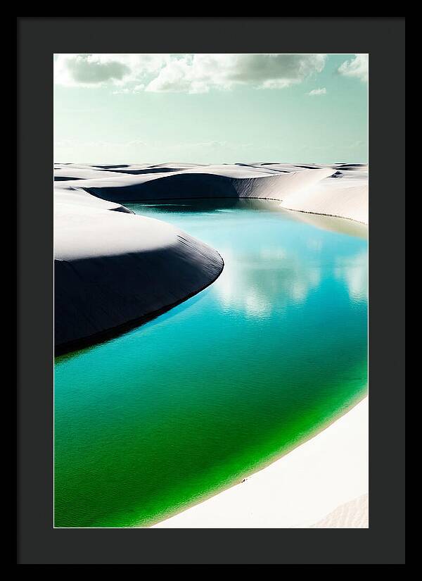Tranquil Beauty Of Lencois Maranhenses
