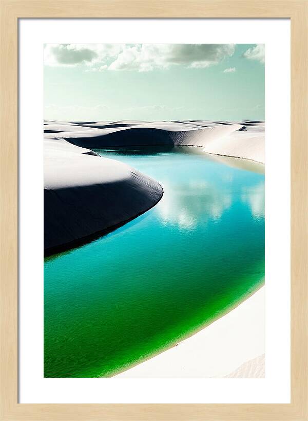 Tranquil Beauty Of Lencois Maranhenses