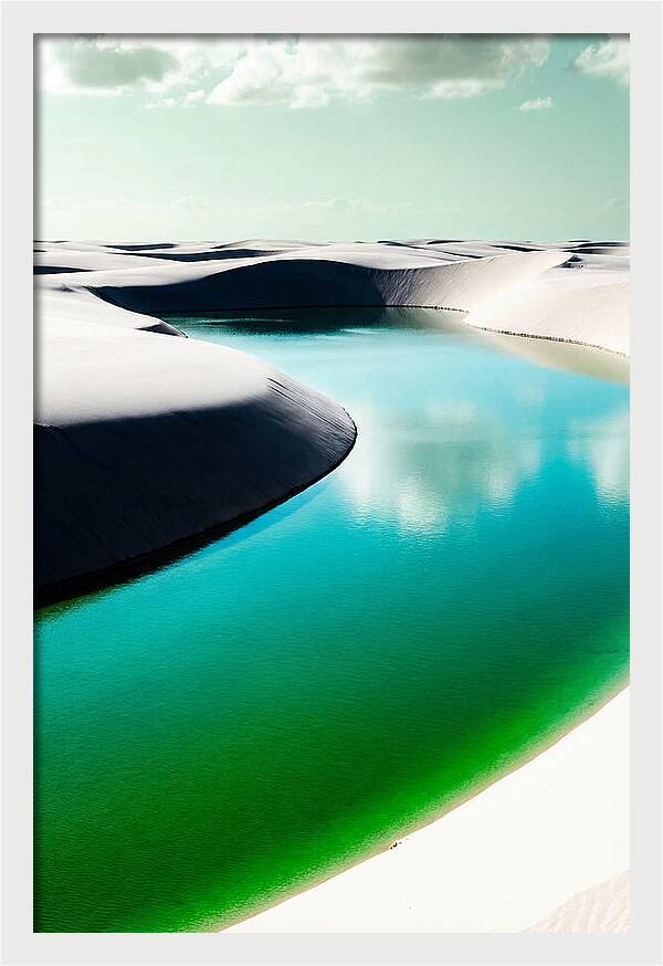 Tranquil Beauty Of Lencois Maranhenses