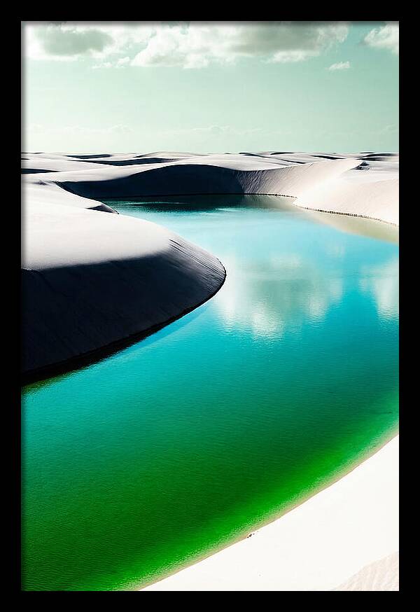 Tranquil Beauty Of Lencois Maranhenses