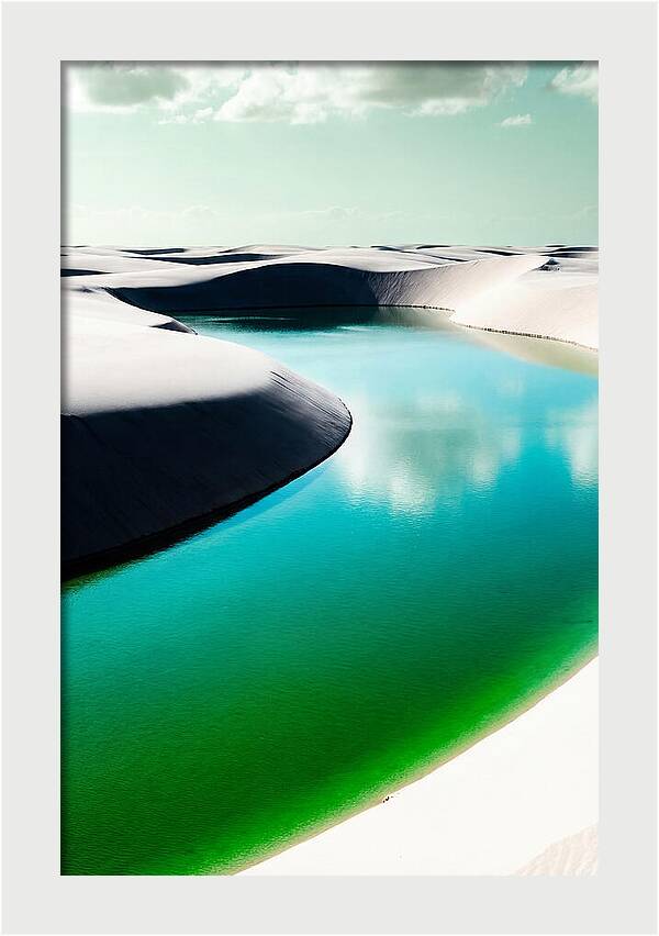 Tranquil Beauty Of Lencois Maranhenses