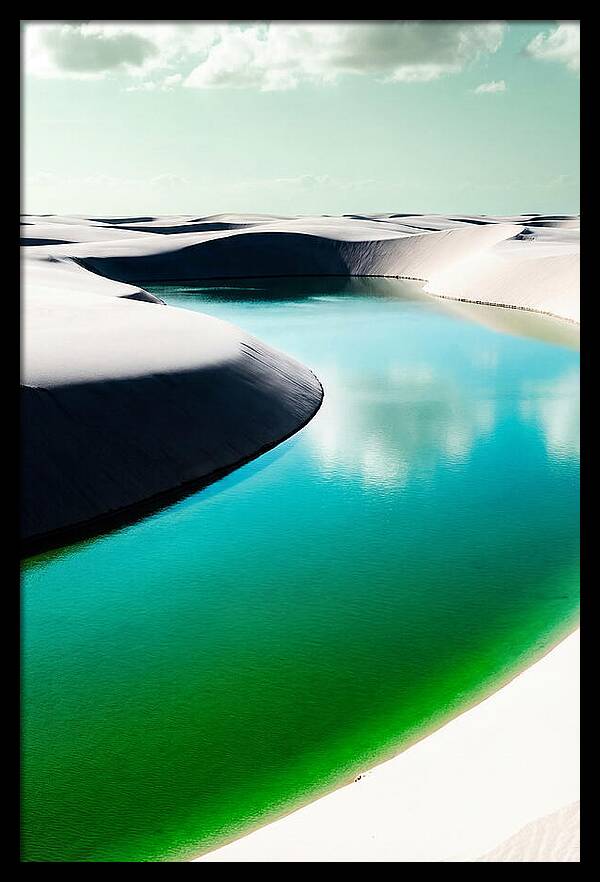 Tranquil Beauty Of Lencois Maranhenses