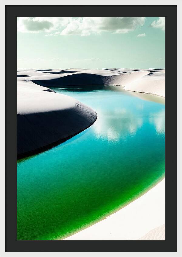 Tranquil Beauty Of Lencois Maranhenses