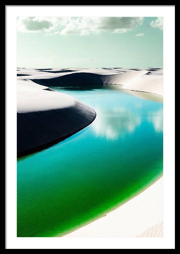 Tranquil Beauty Of Lencois Maranhenses