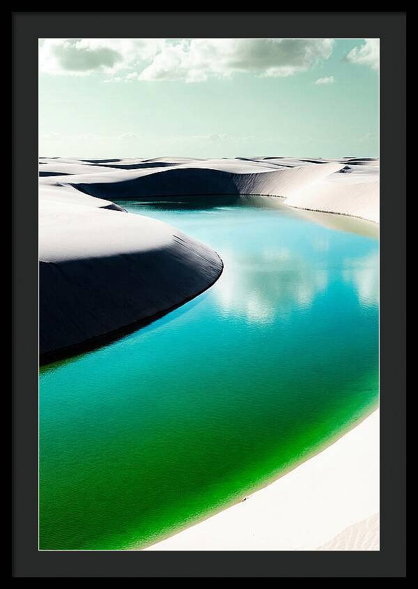 Tranquil Beauty Of Lencois Maranhenses