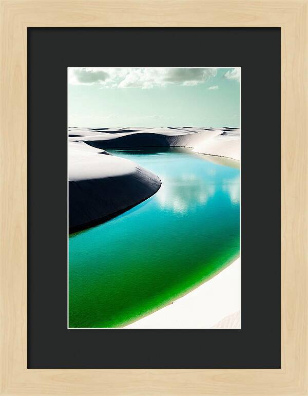 Tranquil Beauty Of Lencois Maranhenses