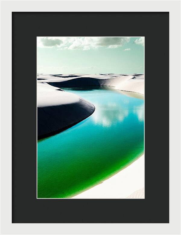 Tranquil Beauty Of Lencois Maranhenses
