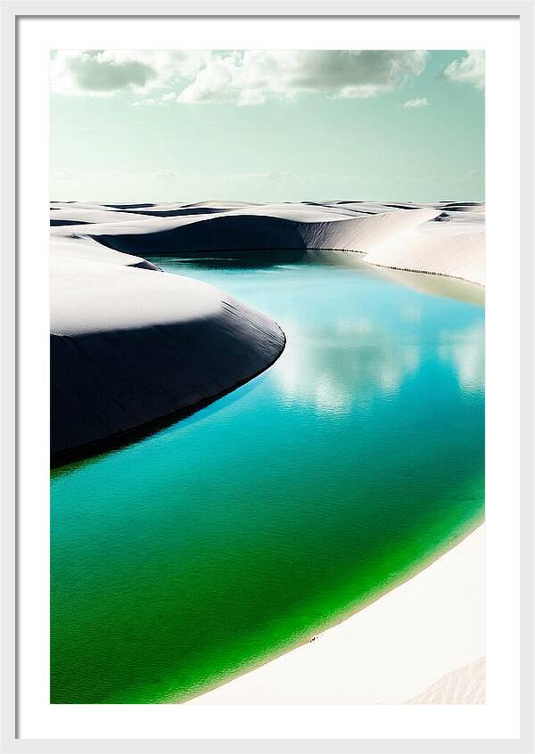 Tranquil Beauty Of Lencois Maranhenses