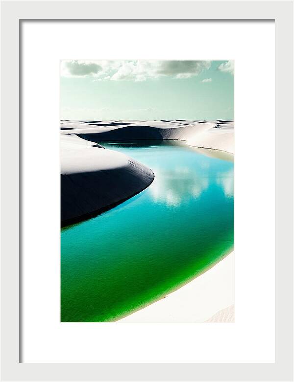 Tranquil Beauty Of Lencois Maranhenses