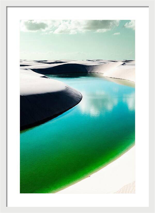 Tranquil Beauty Of Lencois Maranhenses