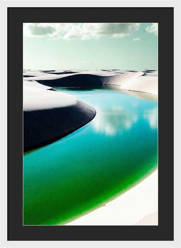 Tranquil Beauty Of Lencois Maranhenses