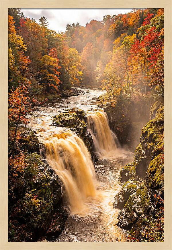 Tranquil Cascade Reflections
