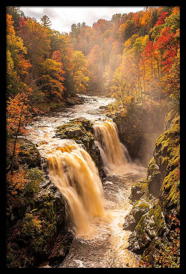 Tranquil Cascade Reflections