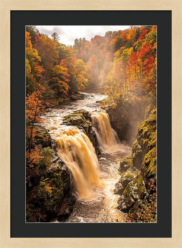 Tranquil Cascade Reflections