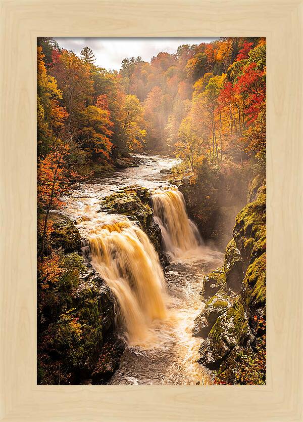 Tranquil Cascade Reflections