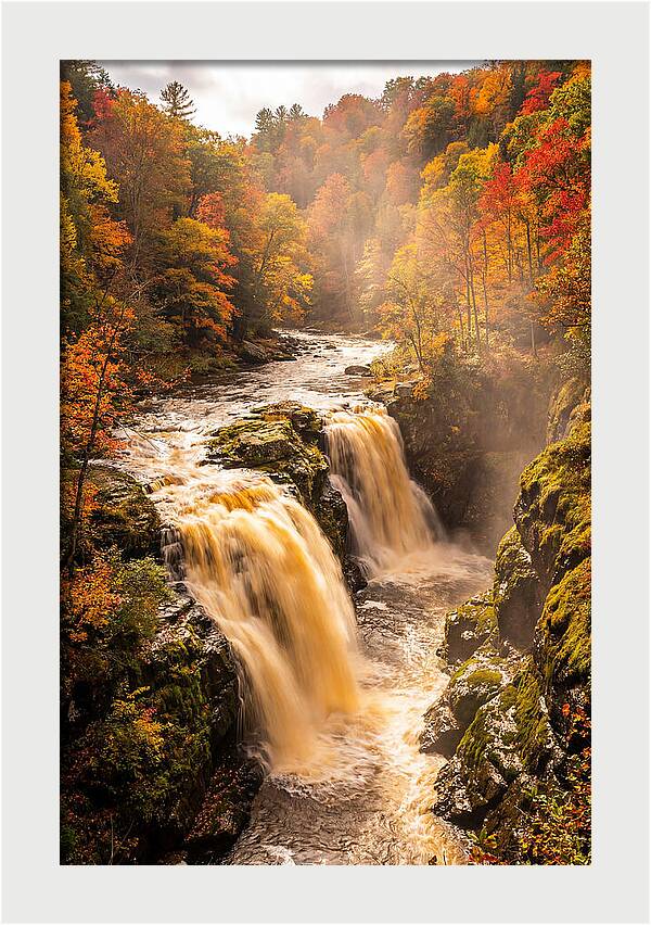 Tranquil Cascade Reflections