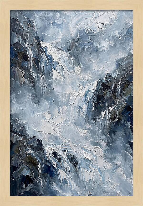Tranquil Cascade Reflections