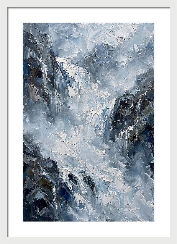 Tranquil Cascade Reflections