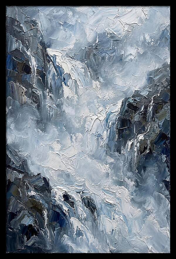 Tranquil Cascade Reflections