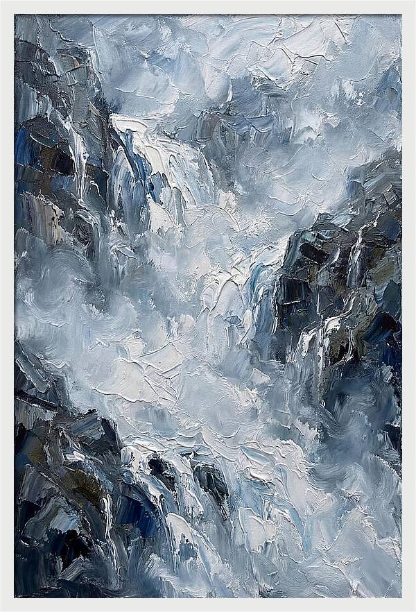 Tranquil Cascade Reflections