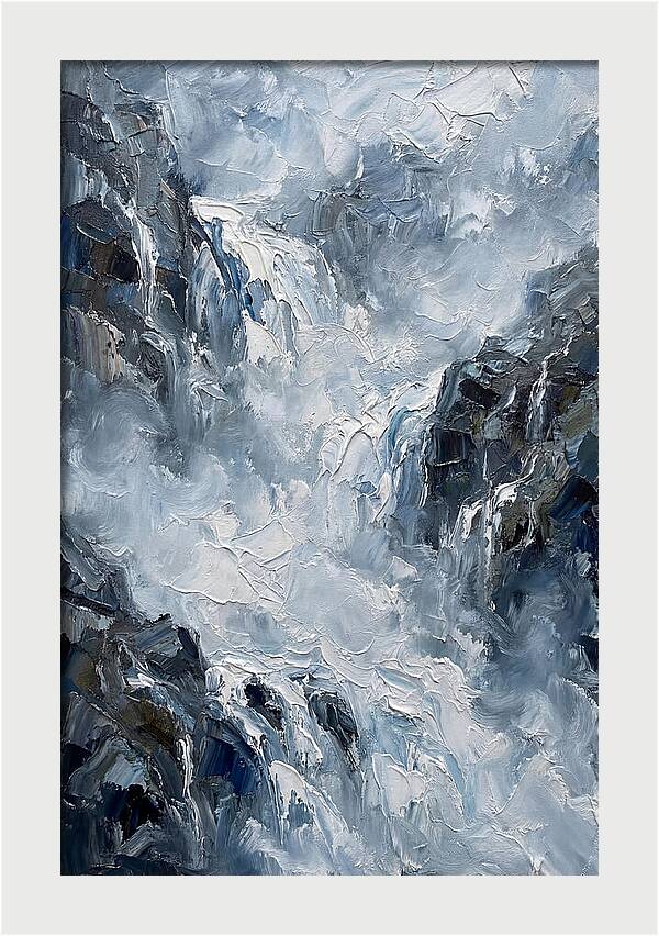 Tranquil Cascade Reflections