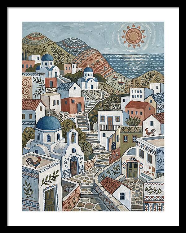 Tranquil Charm Of A Greek Village