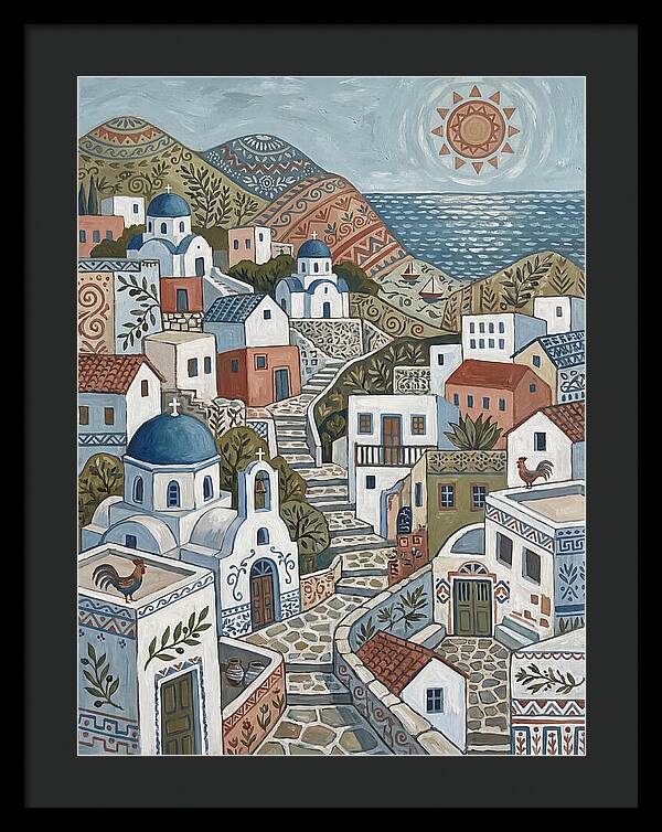 Tranquil Charm Of A Greek Village