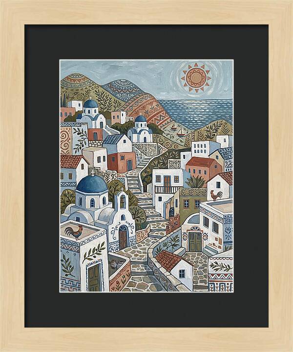 Tranquil Charm Of A Greek Village