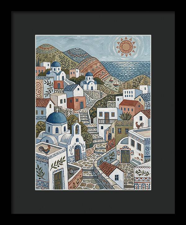 Tranquil Charm Of A Greek Village