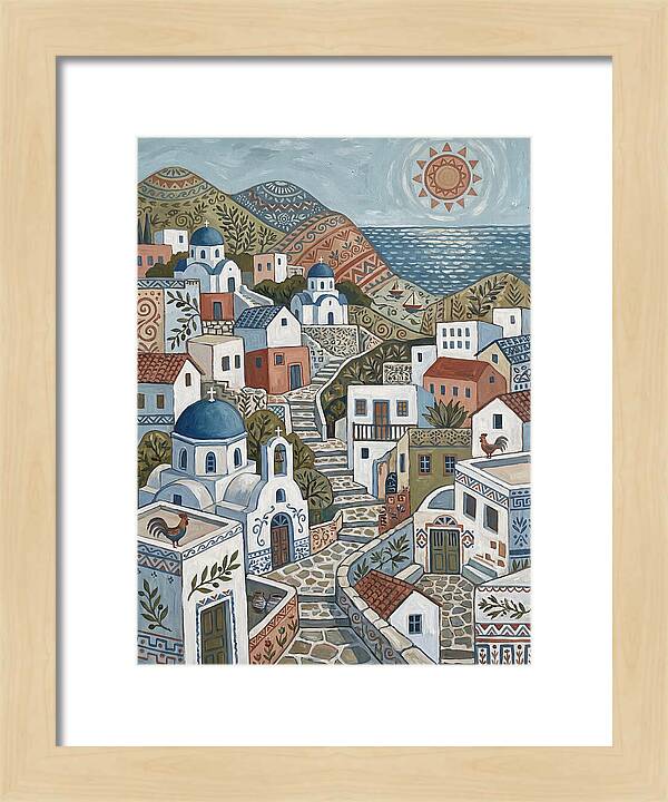 Tranquil Charm Of A Greek Village