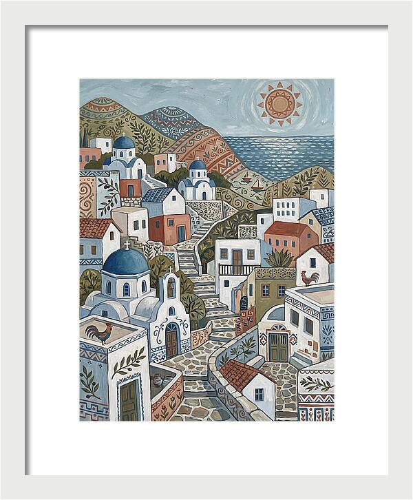 Tranquil Charm Of A Greek Village