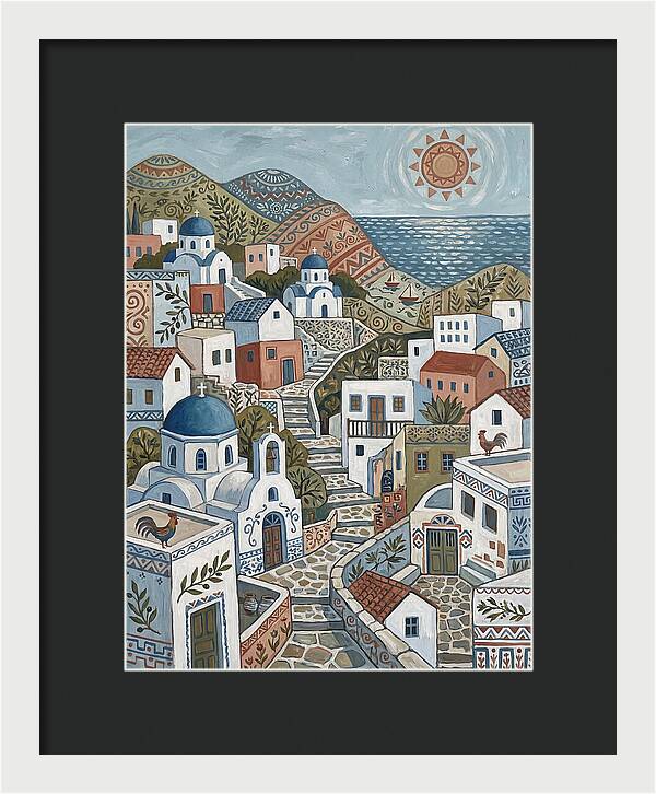 Tranquil Charm Of A Greek Village