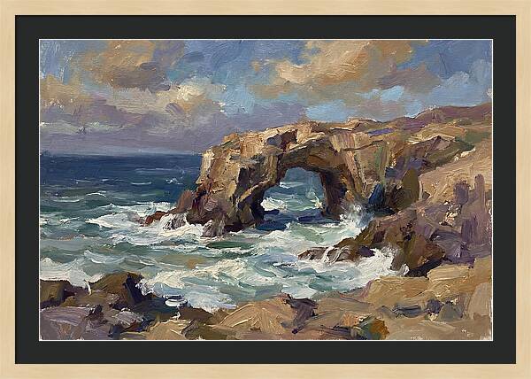 Tranquil Coastal Arch