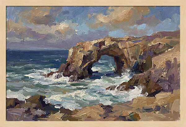 Tranquil Coastal Arch