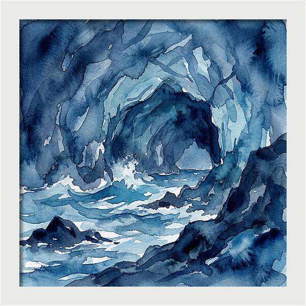 Tranquil Coastal Cave Escape