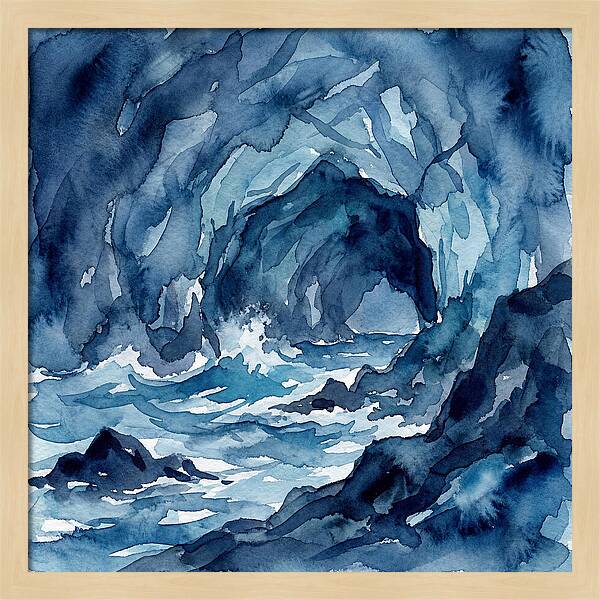 Tranquil Coastal Cave Escape
