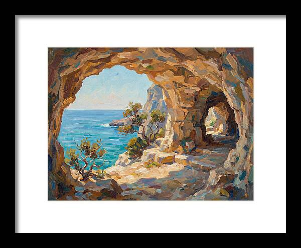 Tranquil Coastal Cave