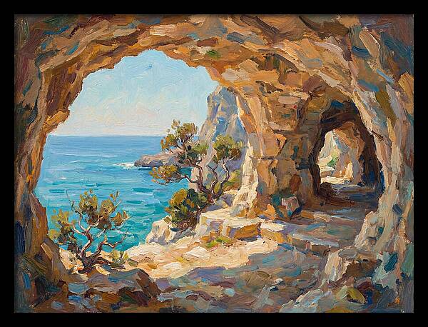 Tranquil Coastal Cave