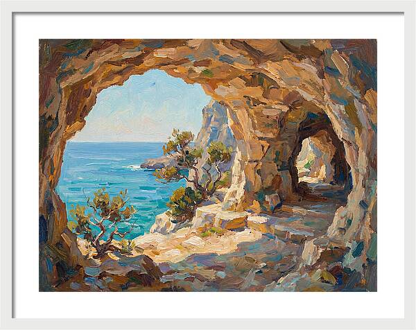 Tranquil Coastal Cave