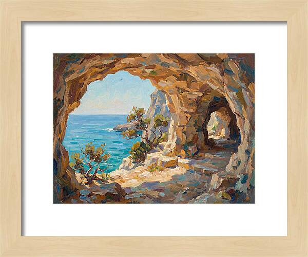 Tranquil Coastal Cave